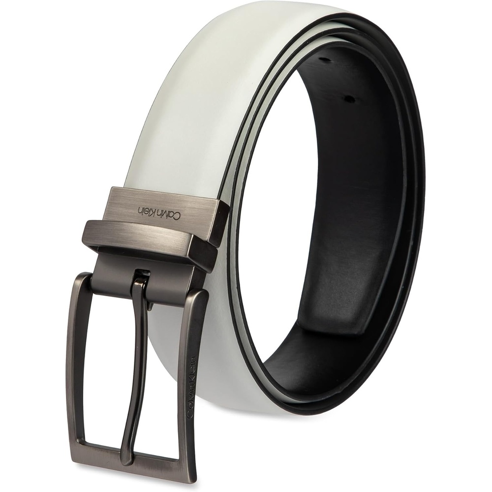image:imageCalvin Klein Mens 2in1 Reversible BeltWhiteBlack