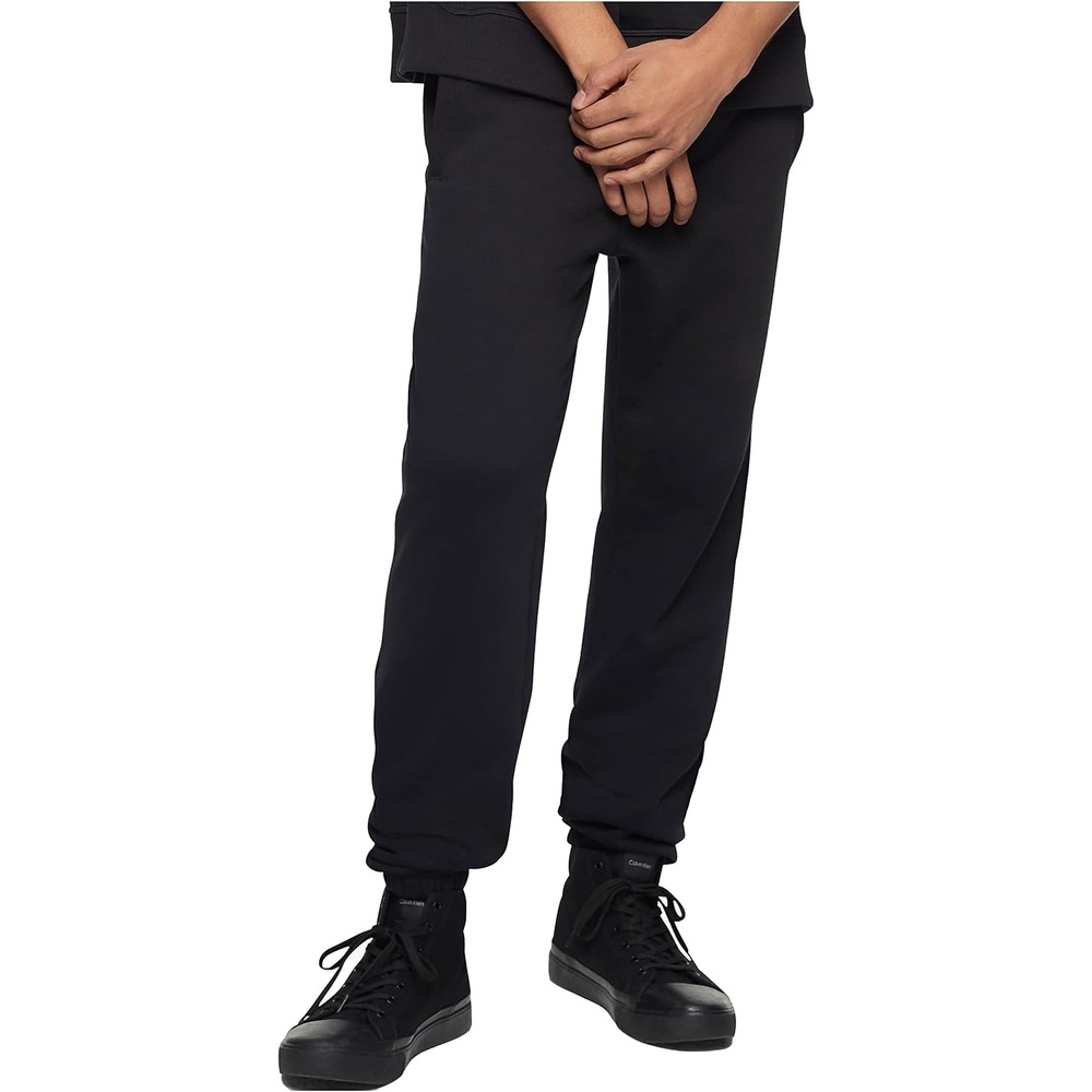 image:imageCalvin Klein Mens Archive Logo Fleece JoggersClassic Black