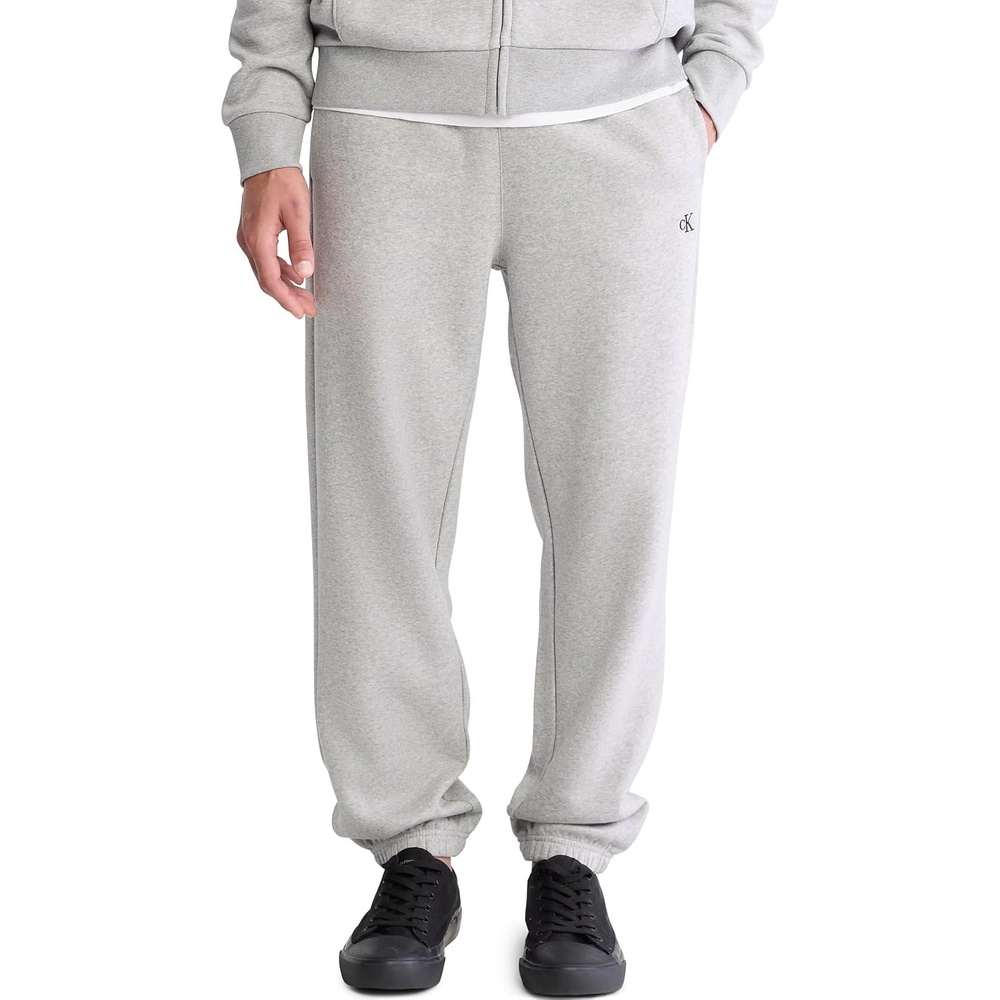 image:imageCalvin Klein Mens Archive Logo Fleece JoggersHeroic Grey Heather