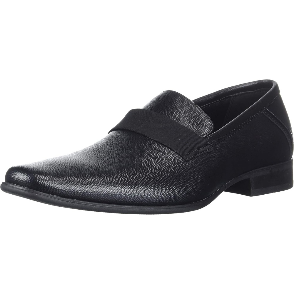 image:imageCalvin Klein Mens BernardBlack Dimpled Emboss Leather