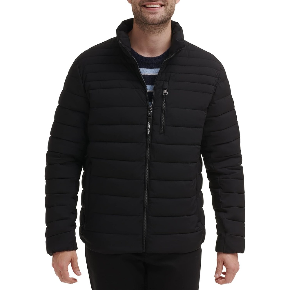 image:imageCalvin Klein Mens Full Zip Down Puffer CoatBlack