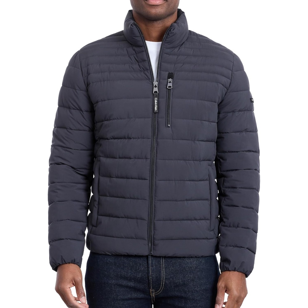 image:imageCalvin Klein Mens Full Zip Down Puffer CoatIron