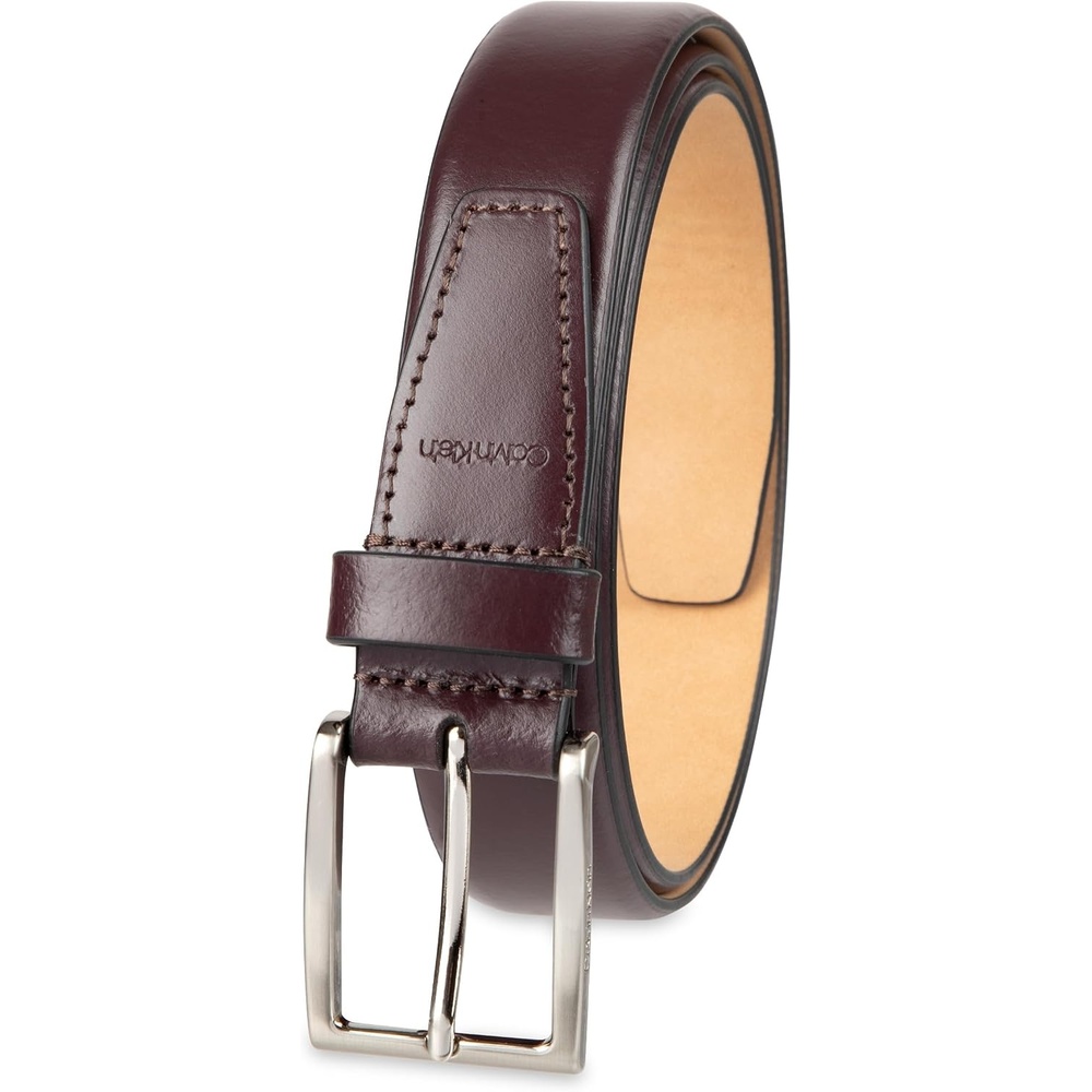 image:imageCalvin Klein Mens Leather Dress Belt  Sleek Modern Style for Business amp Everyday WearBrown Renegade