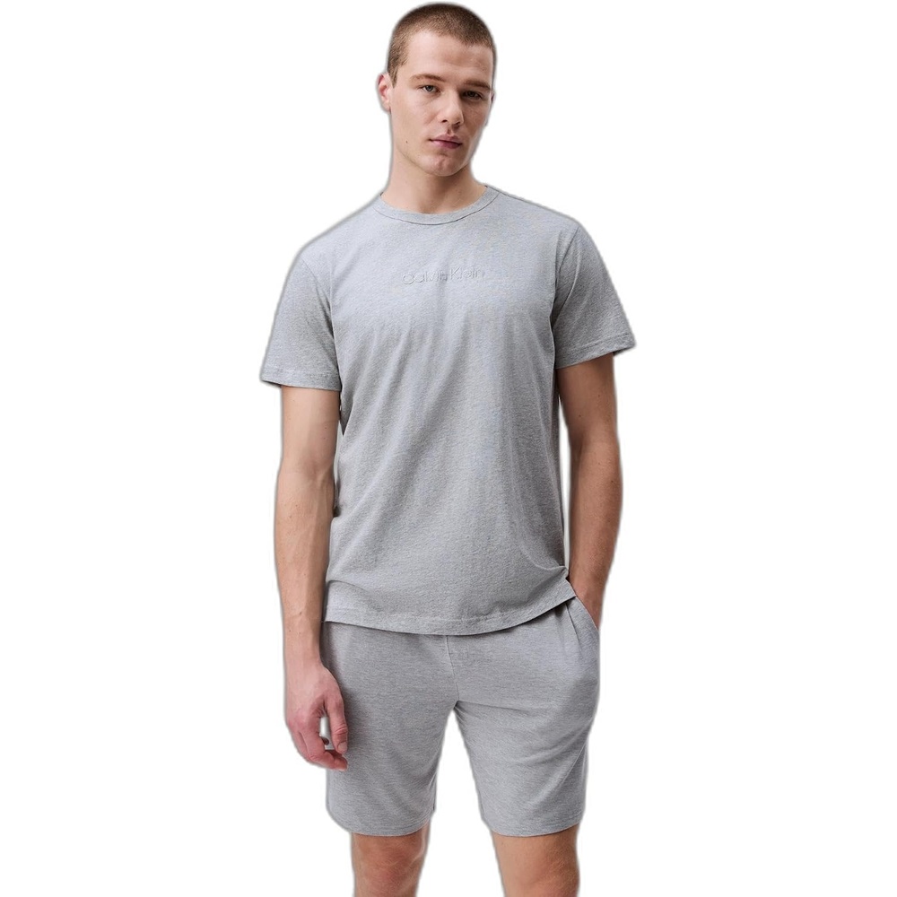 image:imageCalvin Klein Mens Logo Sleep Tee Grey Heather