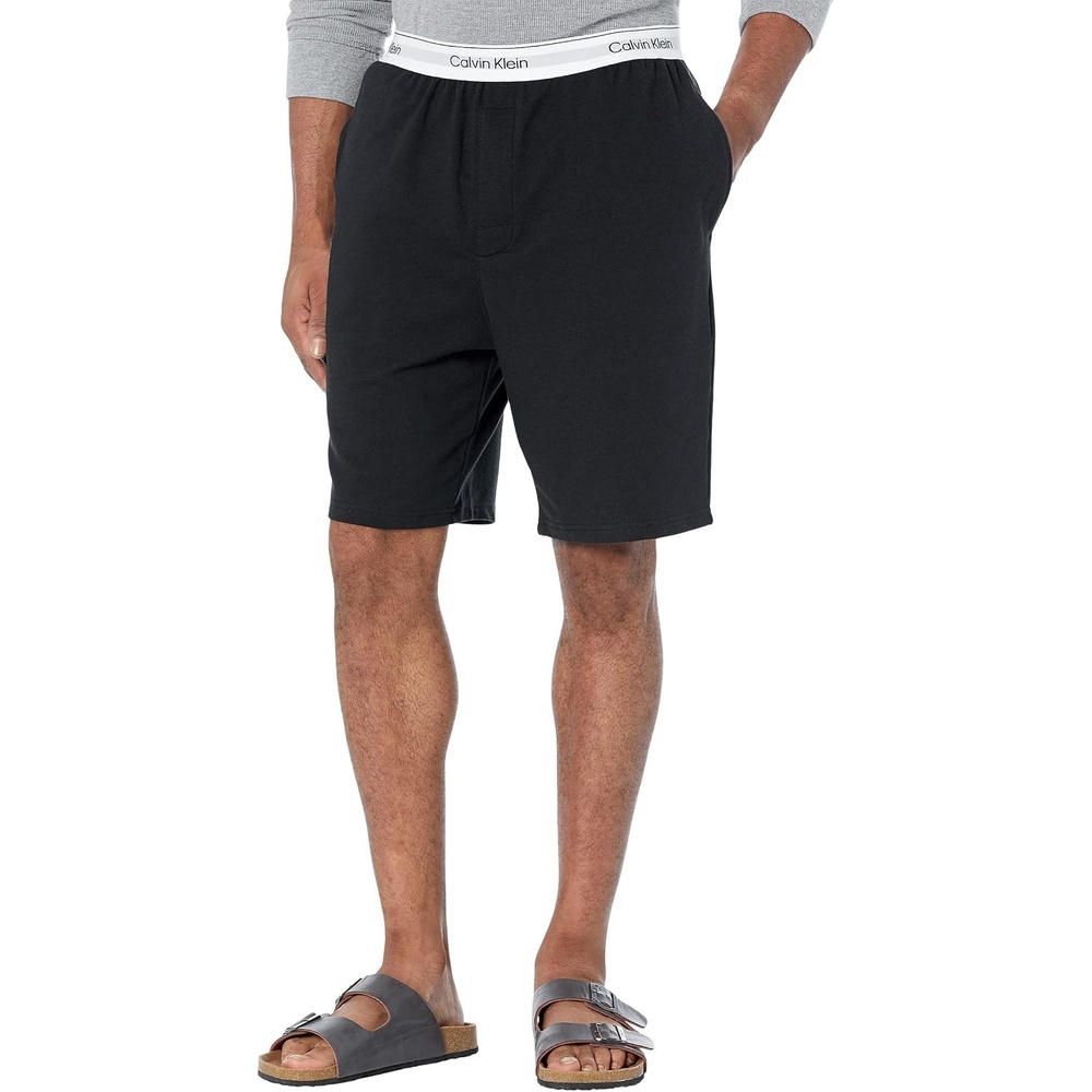 image:imageCalvin Klein Mens Modern Cotton Lounge Sleep ShortsBlack