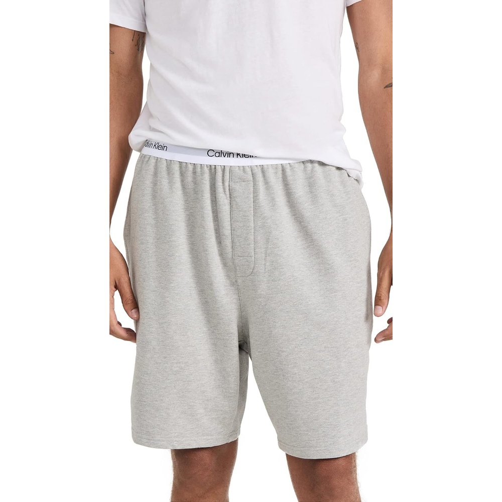image:imageCalvin Klein Mens Modern Cotton Lounge Sleep ShortsGrey