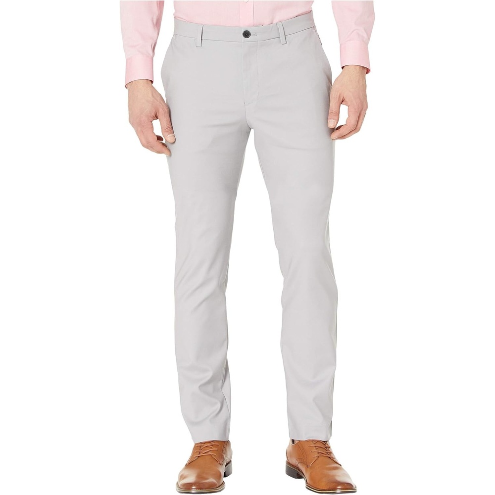 image:imageCalvin Klein Mens Modern Stretch Chino Wrinkle Resistant PantsAlloy