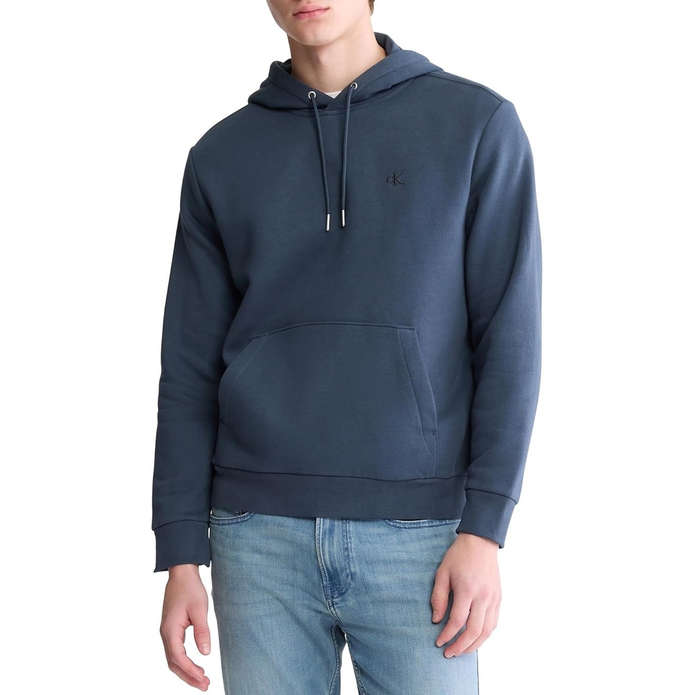 image:imageCalvin Klein Mens Monogram Logo Fleece HoodieInk