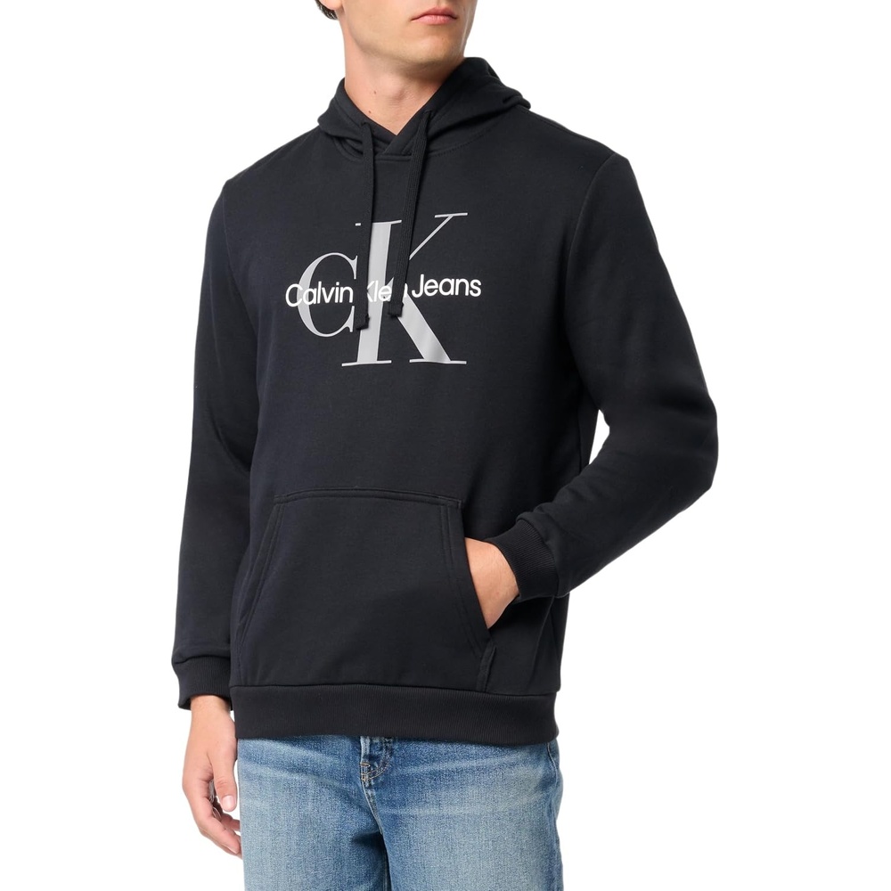 image:imageCalvin Klein Mens Monogram Logo HoodieBlack Beauty