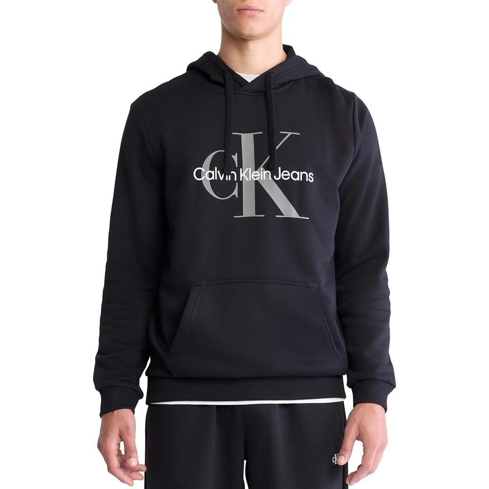 image:imageCalvin Klein Mens Monogram Logo HoodieClassic Black