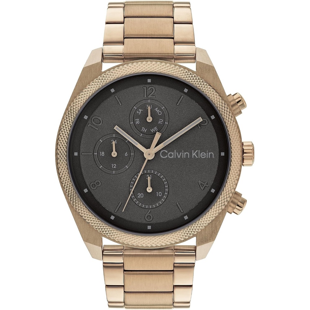 image:imageCalvin Klein Mens MultiFunction Timepieces Confident EleganceBeige Gold