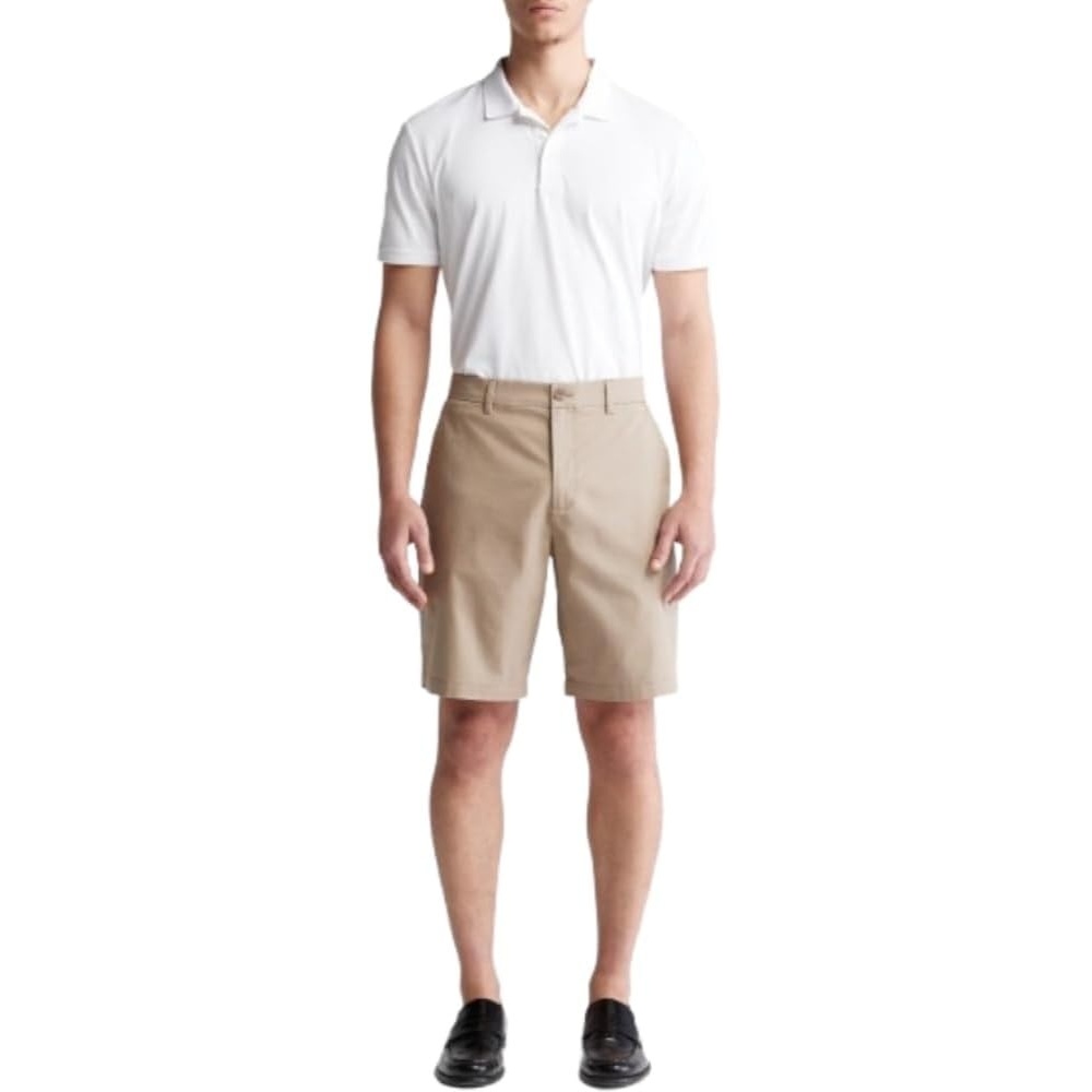 image:imageCalvin Klein Mens Refined Cotton ShortGreige