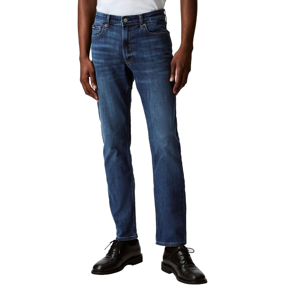 image:imageCalvin Klein Mens Slim High Stretch JeansDark Irving