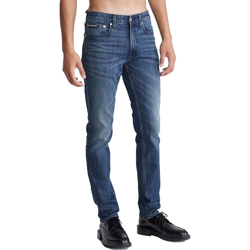 image:imageCalvin Klein Mens Slim High Stretch JeansSecaucus