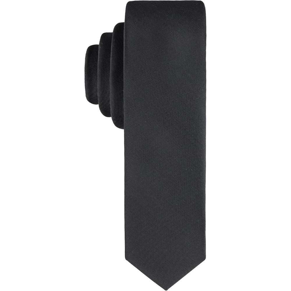 image:imageCalvin Klein Mens Solid and Pattern Neckties  Dress Ties for Work Weddings amp Formal wearBlack Luxe