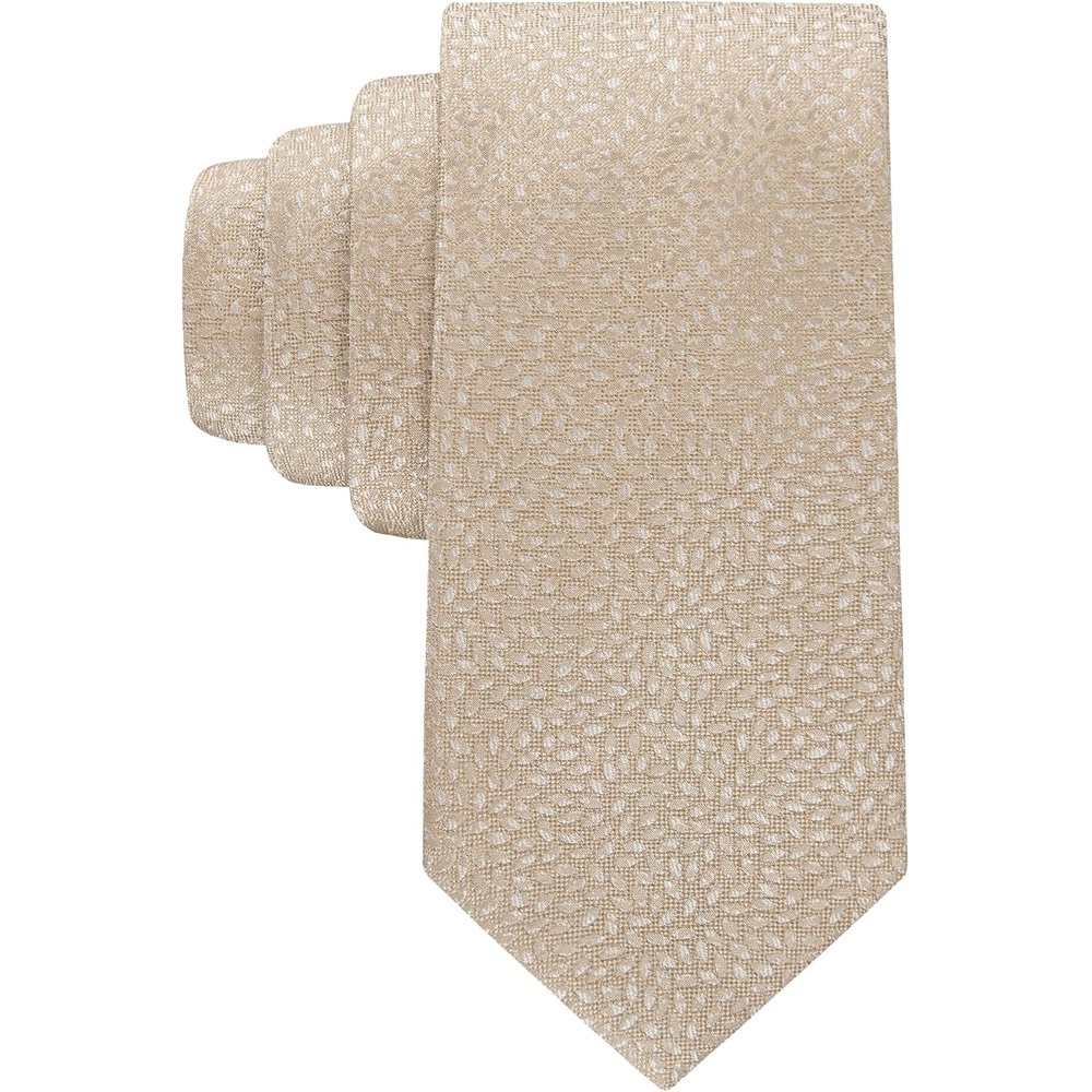 image:imageCalvin Klein Mens Tonal Floral TieTaupe