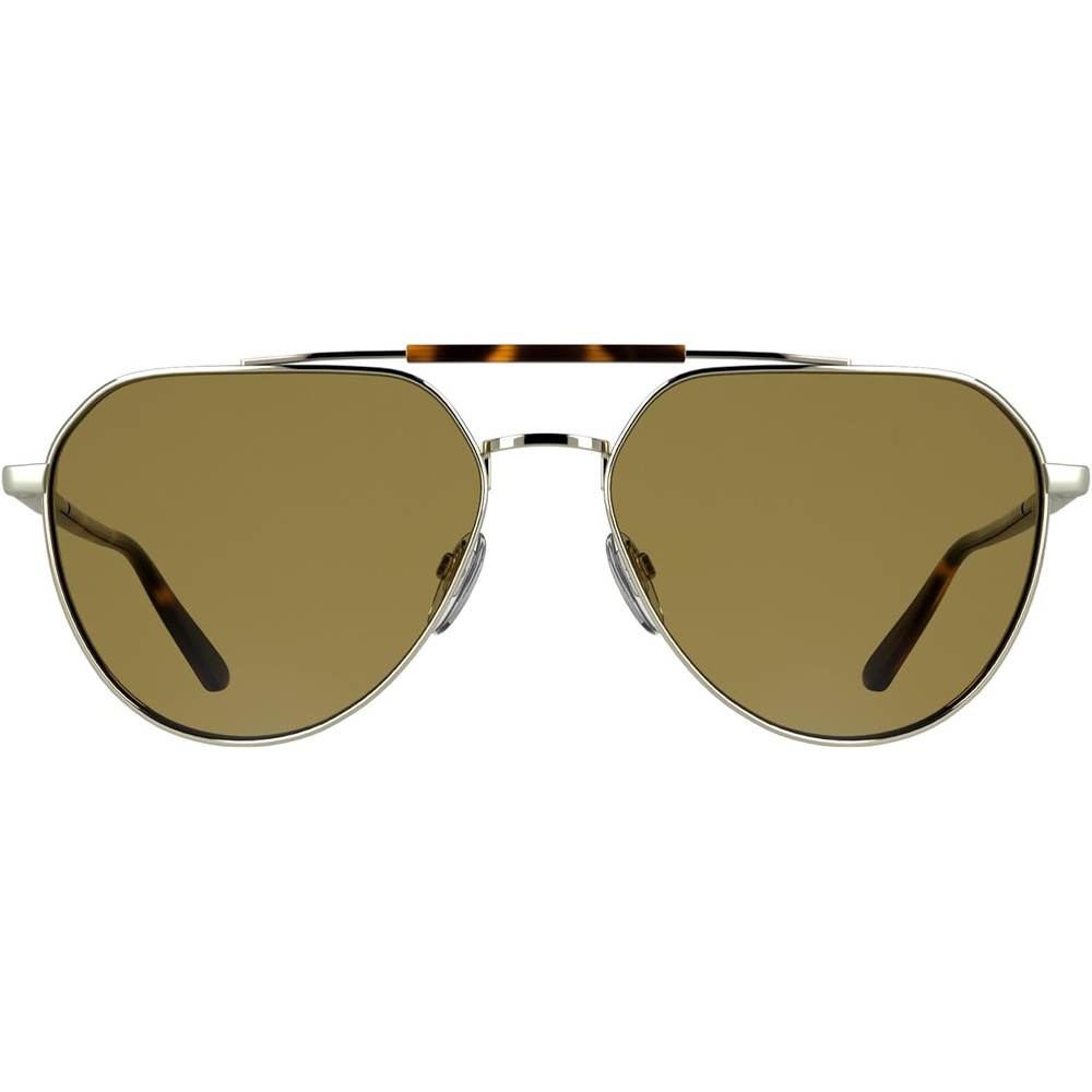 image:imageCalvin Klein Unisex Adult Sunglasses CK26100S  Light Gold with Solid Amber Lens