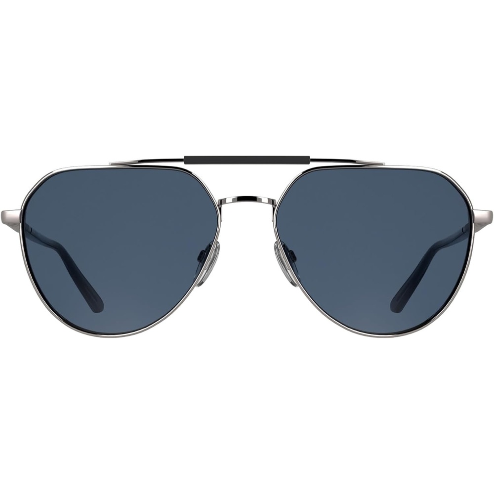 image:imageCalvin Klein Unisex Adult Sunglasses CK26100S  Light Gun with Solid Blue Lens