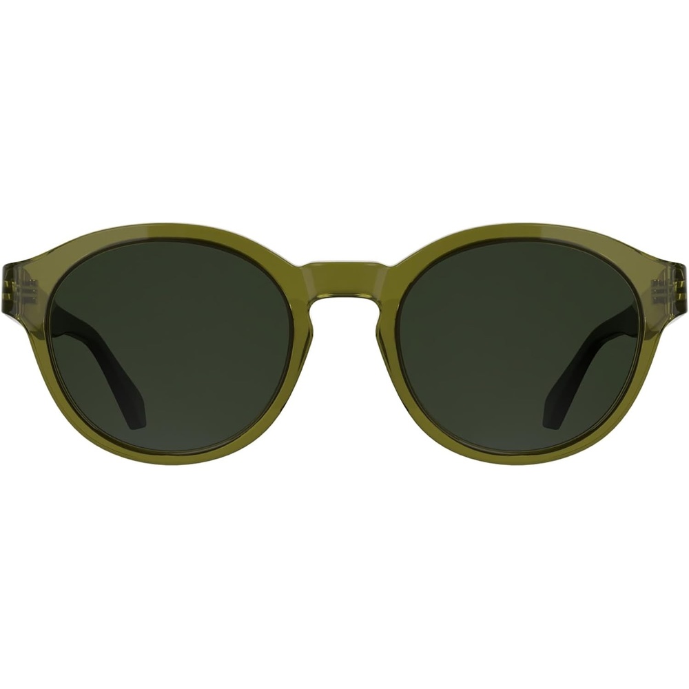 image:imageCalvin Klein Unisex Ckj26604s Round SunglassesTransparent Khaki