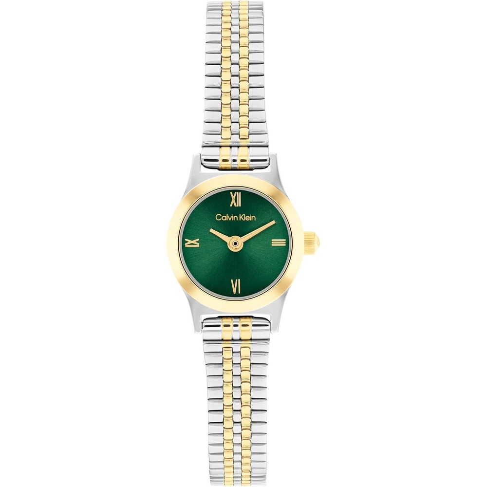 image:imageCalvin Klein Womens CK Contemporary Quartz Watch  Mini Case with Minimalist Dial Bracelet  Water Resistant Up to 30m  Modern Versatile Timepiece  Gift for Her 18mmTwo Tone