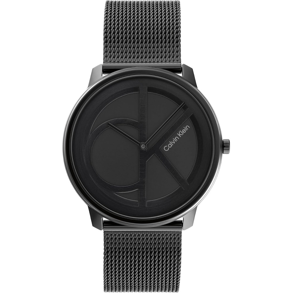 image:imageCalvin Klein Womens CK Iconic  35mm 2H Quartz Watch  Stainless Steel Mesh Bracelet  Water Resistance 30 Meters  Premium Fashion Timepiece for Everyday Style  Gift for HerBlack