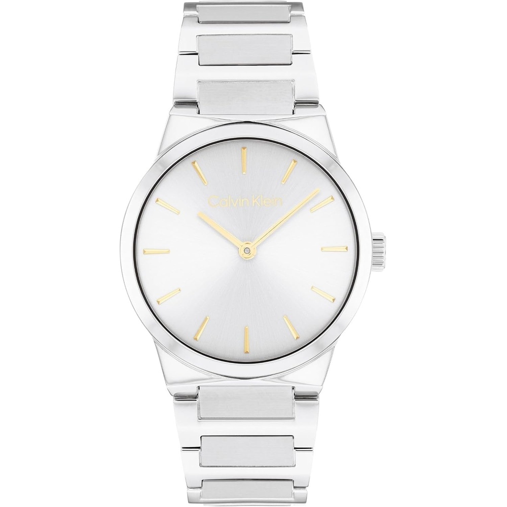 image:imageCalvin Klein Womens CK Linear Elegance  32mm 2H Quartz Slim Watch  Stainless Steel Bracelet  Premium Fashion Timepiece for All Occasions  Gift for HerSilver