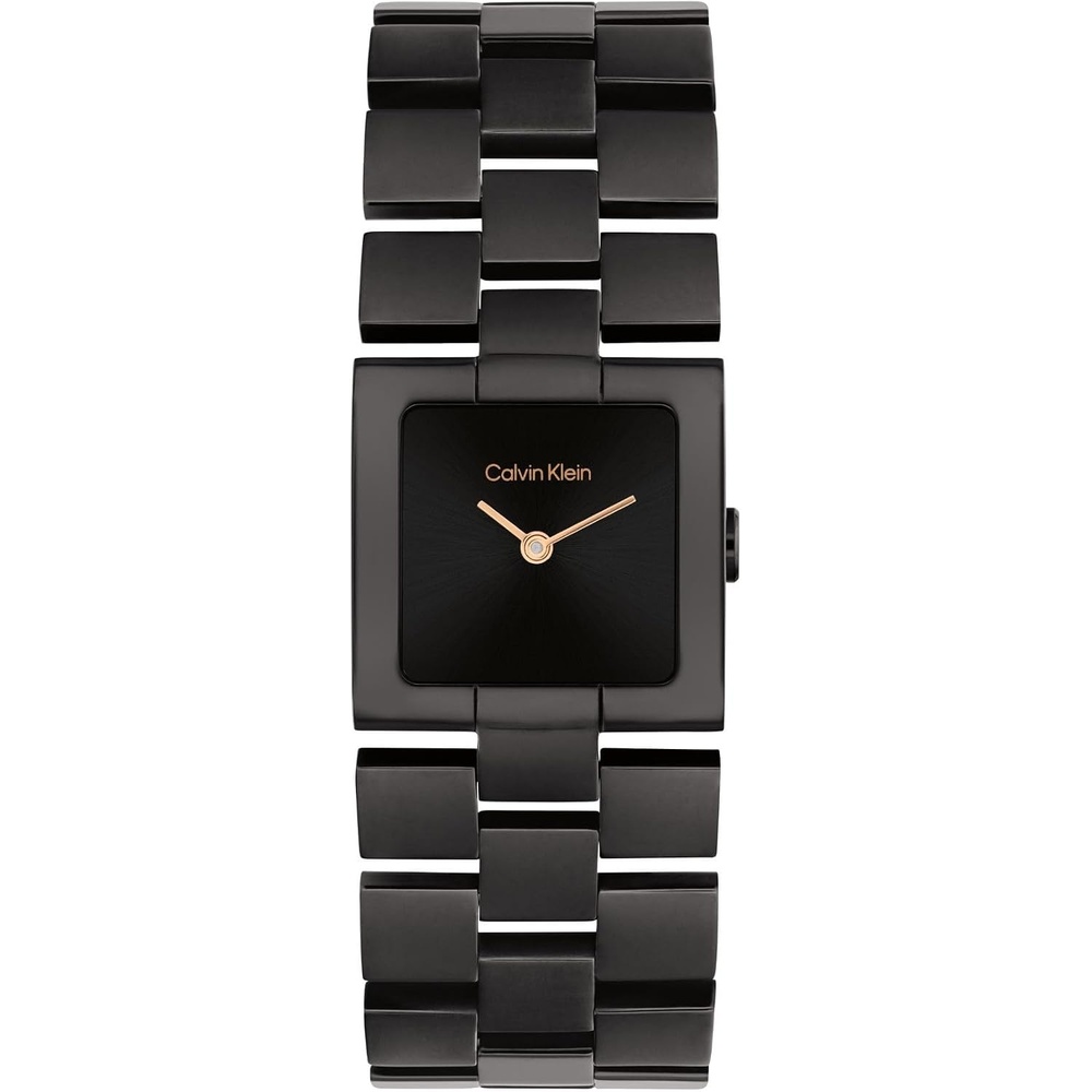 image:imageCalvin Klein Womens CK Meridian 22mm 2H Quartz Slim Watch Stainless Steel Bracelet Minimalistic Stylish Timepiece Premium Fashion Gift for HerBlack