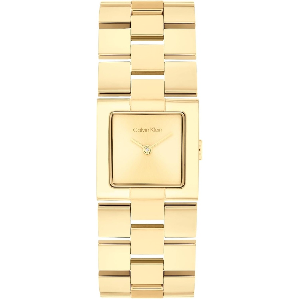 image:imageCalvin Klein Womens CK Meridian 22mm 2H Quartz Slim Watch Stainless Steel Bracelet Minimalistic Stylish Timepiece Premium Fashion Gift for HerGold Plated