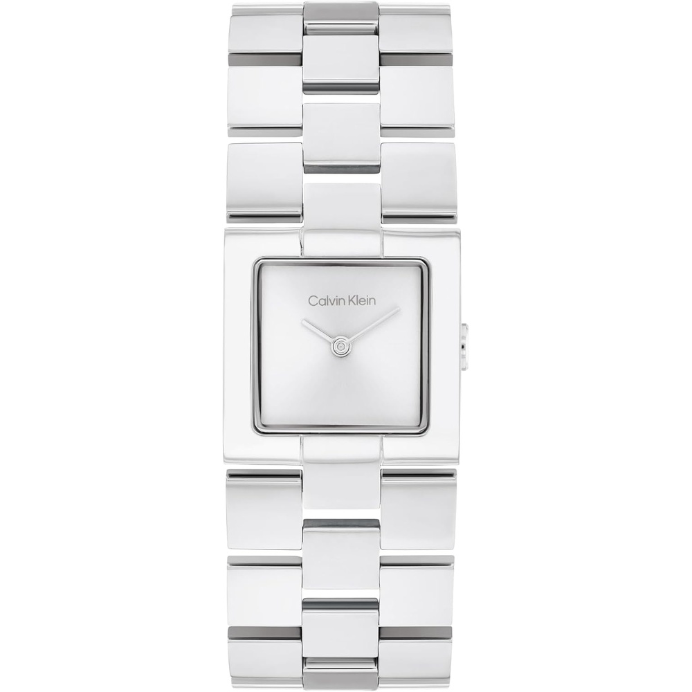 image:imageCalvin Klein Womens CK Meridian 22mm 2H Quartz Slim Watch Stainless Steel Bracelet Minimalistic Stylish Timepiece Premium Fashion Gift for HerSilver