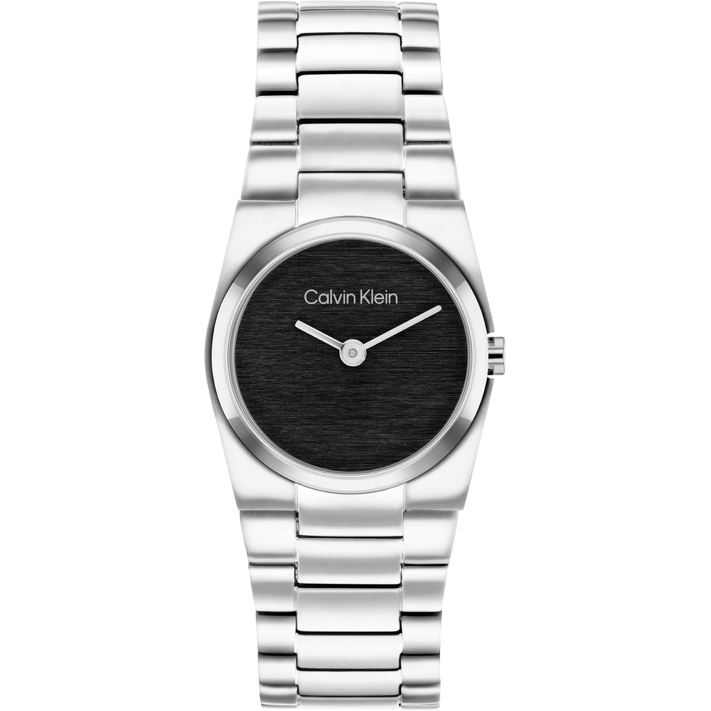 image:imageCalvin Klein Womens CK Unite Stainless Steel Watch 26mm Case with Link Bracelet  Sleek Curved Case Modern Everyday Style  Gift for HerSilverBlack