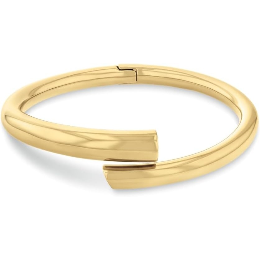 image:imageCalvin Klein Womens Jewelry  CK Spiral Bangle  Stainless Steel  Layering Accessory for Everyday Wear  Gift for HerGold Plated
