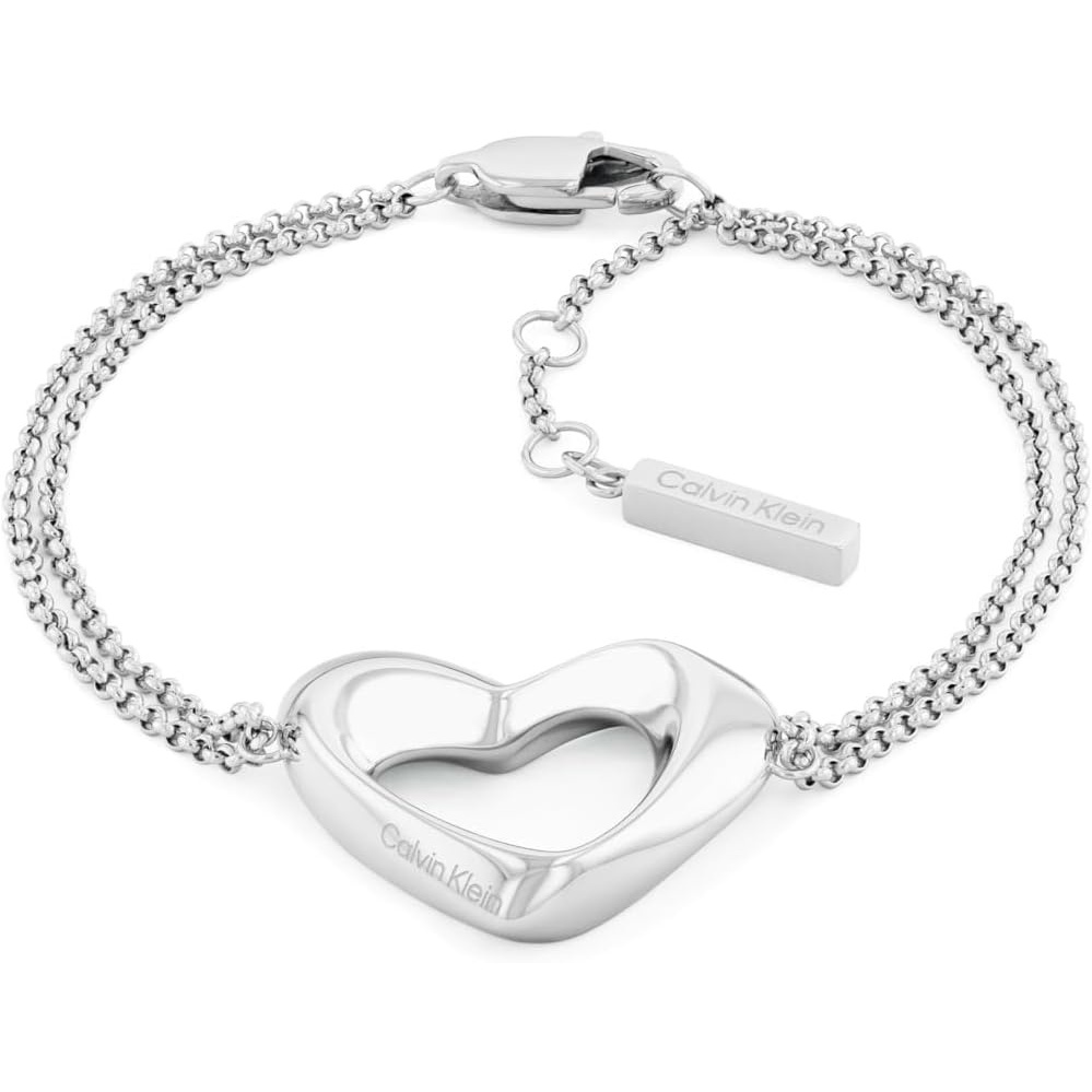 image:imageCalvin Klein Womens Jewelry  Enchanting Heart Bracelet  Stainless Steel  Fashion Accessory for any Occasion  Gift for Her