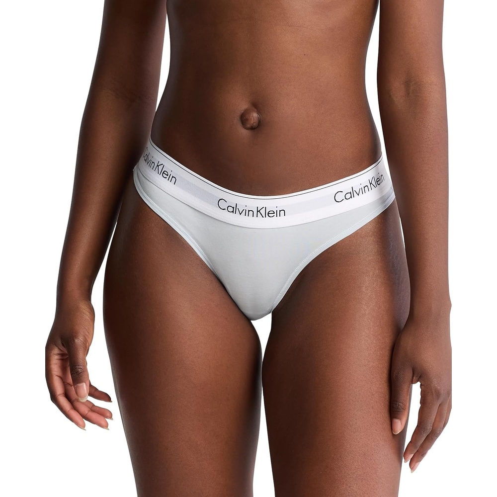 image:imageCalvin Klein Womens Modern Cotton ThongPantyPlein Air