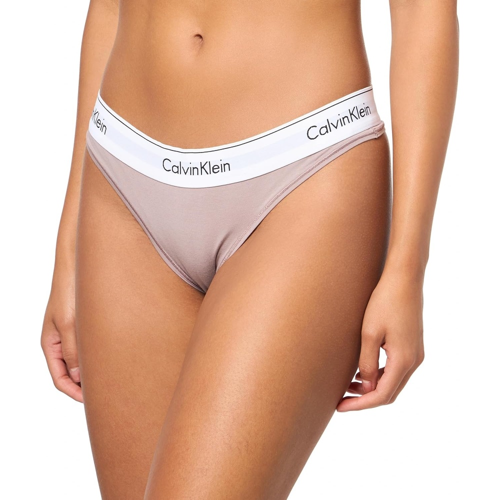 image:imageCalvin Klein Womens Modern Cotton ThongPantySand Trap