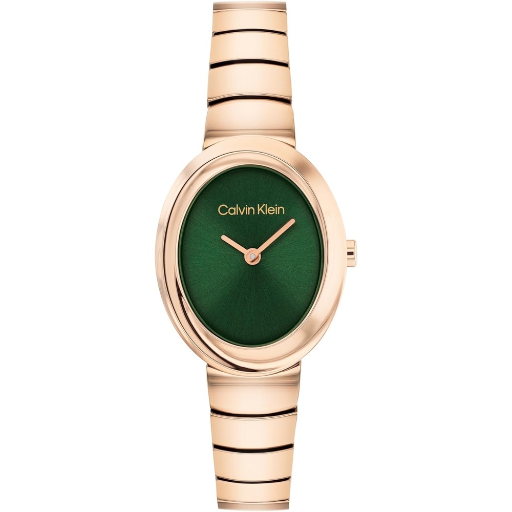 image:imageCalvin Klein Womens Twisted Bezel Quartz Watch  Bracelet Small Case Water Resistant Up to 30m  Modern Versatile Timepiece  Gift for Her 24mmRose Gold