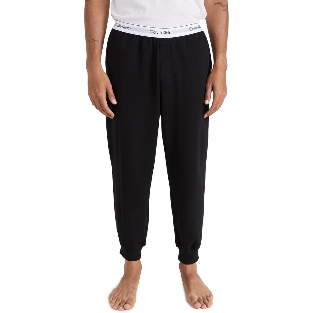 image:imageCalvin Klein mens Modern Cotton Lounge JoggersClassic Black