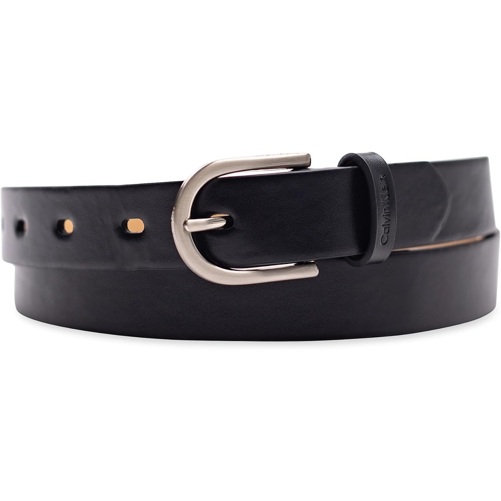 image:imageCalvin Klein womens Casual Slim Width Fashion Belt for Jeans Trousers and DressesBlack