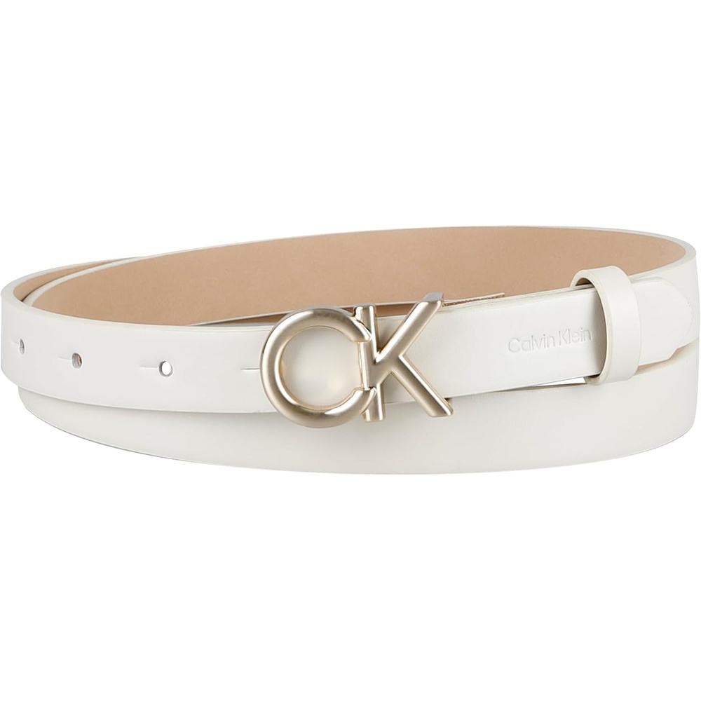image:imageCalvin Klein womens Casual Slim Width Fashion Belt for Jeans Trousers and DressesBone