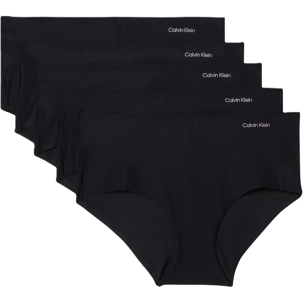 image:imageCalvin Klein womens Invisibles Seamless Hipster Panties MultipackBlack