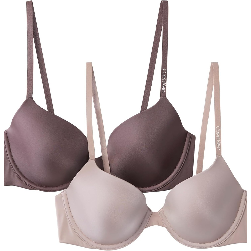 image:imagePure Micro Lightly Lined Demi Bra 2 PackFresh TaupeSparrow