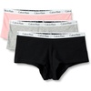 Black/Grey Heather/ Logo Grid Powder Pink