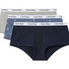 Shoreline/Grey Heather/Large Tossed Uppercase Ck Scorched Denim + White