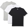 Black  Grey Heather  White Crewneck