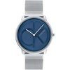 Silver/Blue