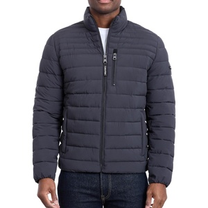 Calvin Klein Men’s Full Zip Down Puffer Coat(Iron)