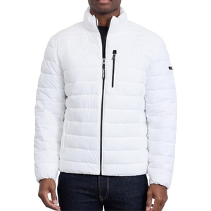 Calvin Klein Men’s Full Zip Down Puffer Coat(White)