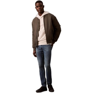 Calvin Klein Men’s Skinny High Stretch Jeans(Chipped Blue)