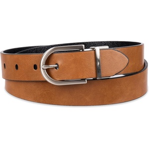 Calvin Klein Women’s 2-in-1 Reversible Versatile Belts for Jeans, Trousers and Dresses (Regular and Plus Sizes)(Tan/Black)