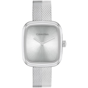 Calvin Klein Women’s CK Adore – 27mm 2H Quartz Watch – Stainless Steel Mesh Bracelet – Modern Stylish Timepiece – Premium Fashion – Gift for Her(Silver)