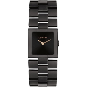 Calvin Klein Women’s CK Meridian – 22mm 2H Quartz Slim Watch – Stainless Steel Bracelet – Minimalistic Stylish Timepiece – Premium Fashion – Gift for Her(Black)